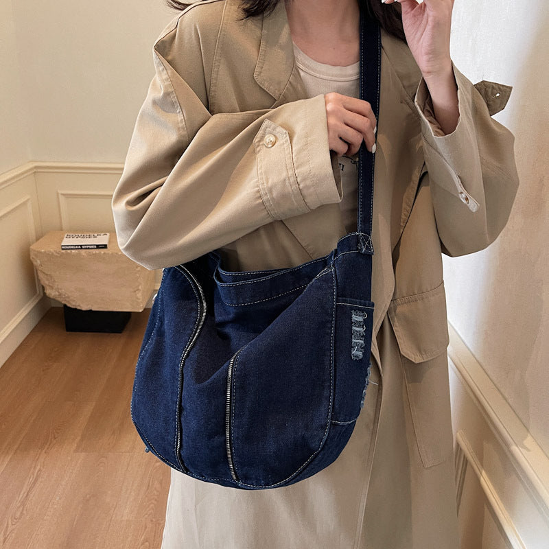 Fashionable Denim Shoulder Bag Kalsten