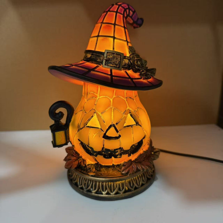 Halloween-Themed Witch Hat Table Lamp Kalsten