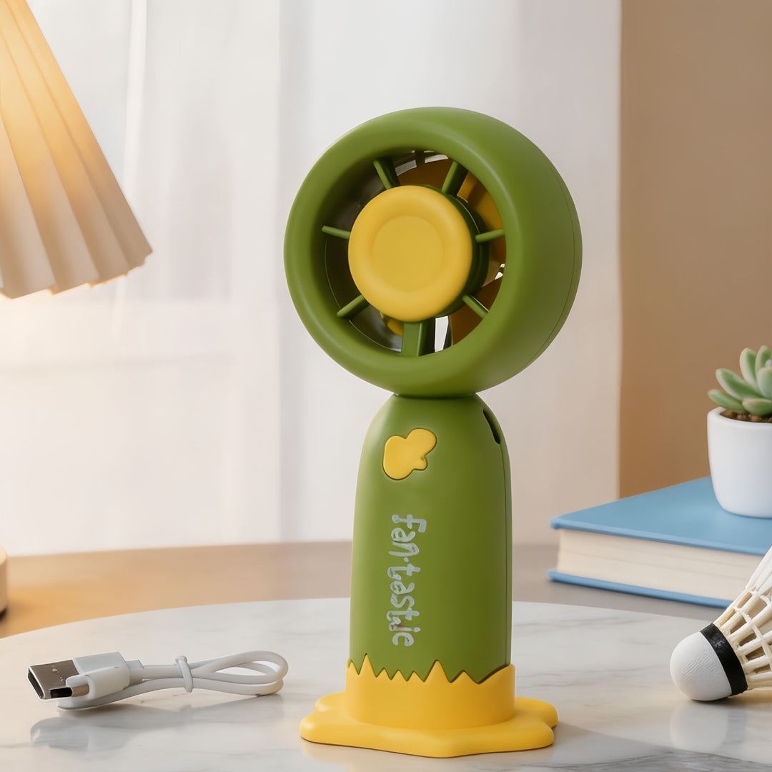 Ladies portable hand fan with playful design Kalsten