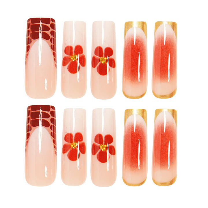 Premium Long Acrylic Nail Enhancements Kalsten