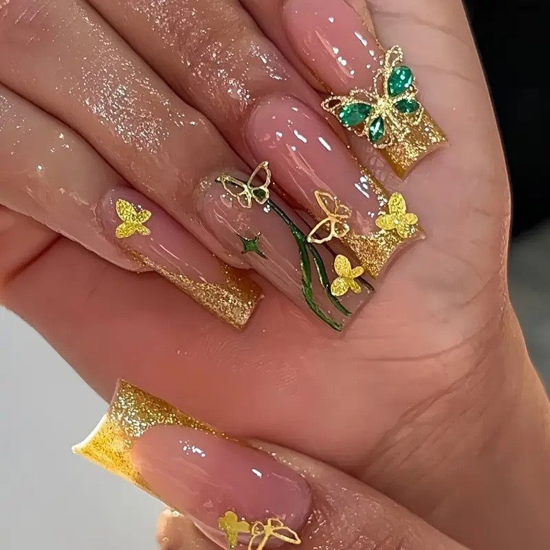 Decorative 3D Butterfly Nail Art Extensions Kalsten