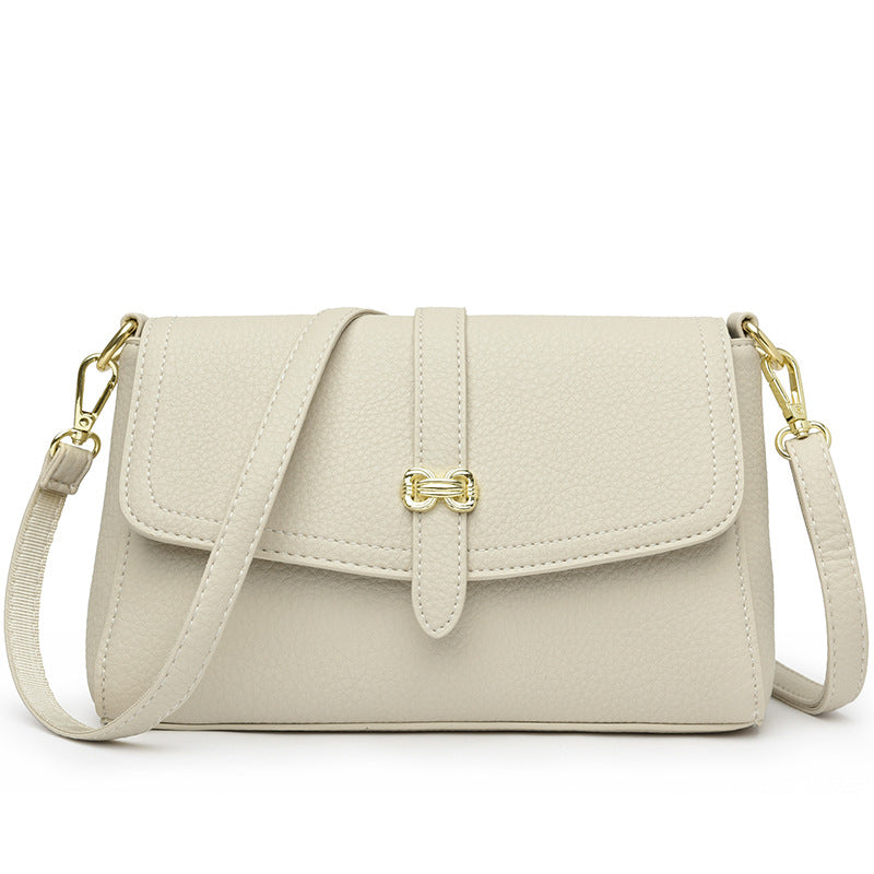 Elegant Faux Leather Crossbody Bag Kalsten