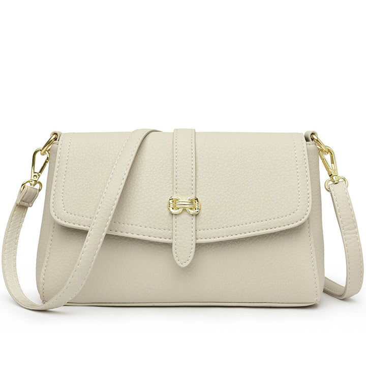 Elegant Faux Leather Crossbody Bag Kalsten