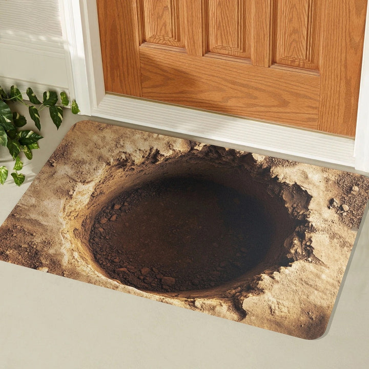 Desert-Inspired Decorative Bath Mat