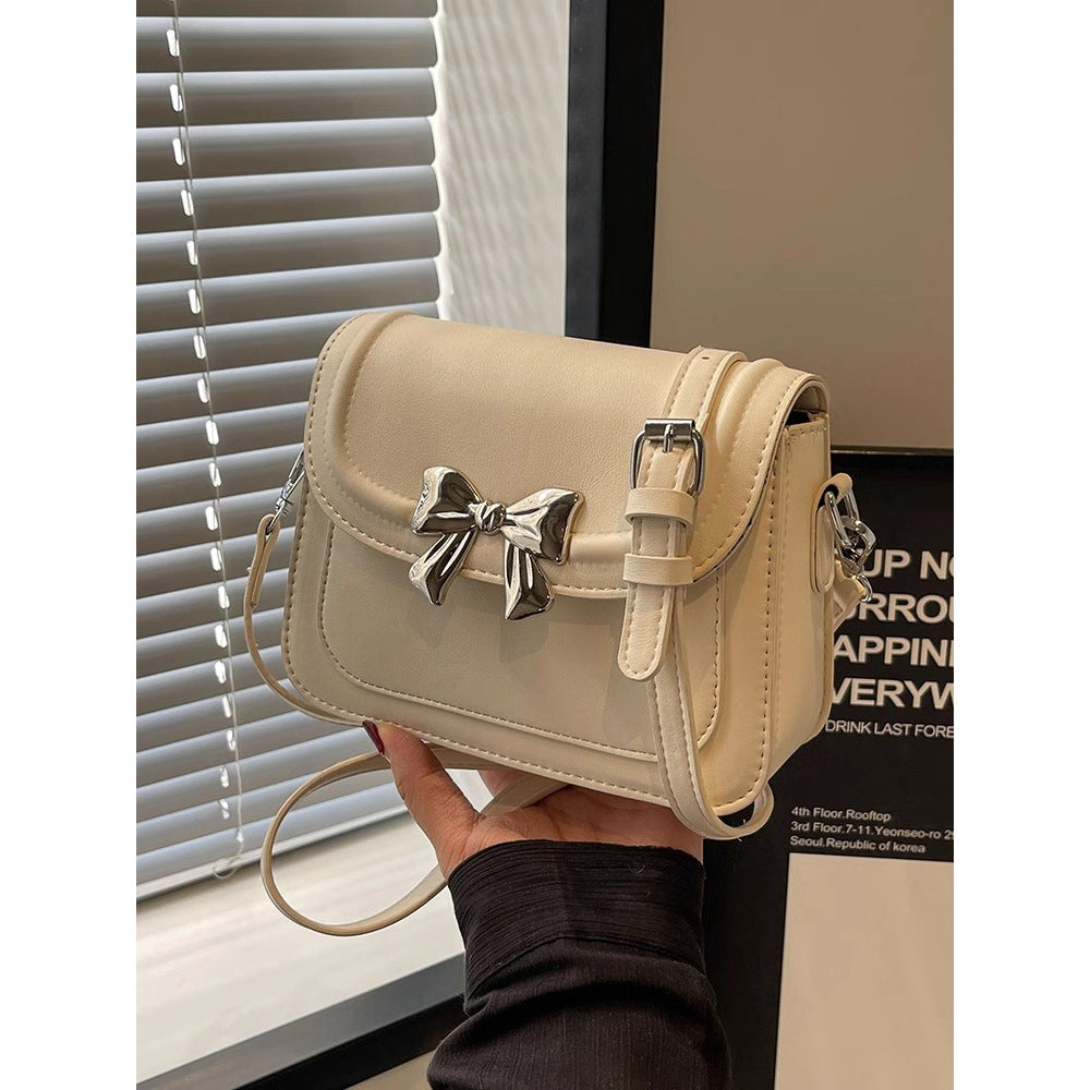 Elegant Bow-Detail Shoulder Bag Kalsten