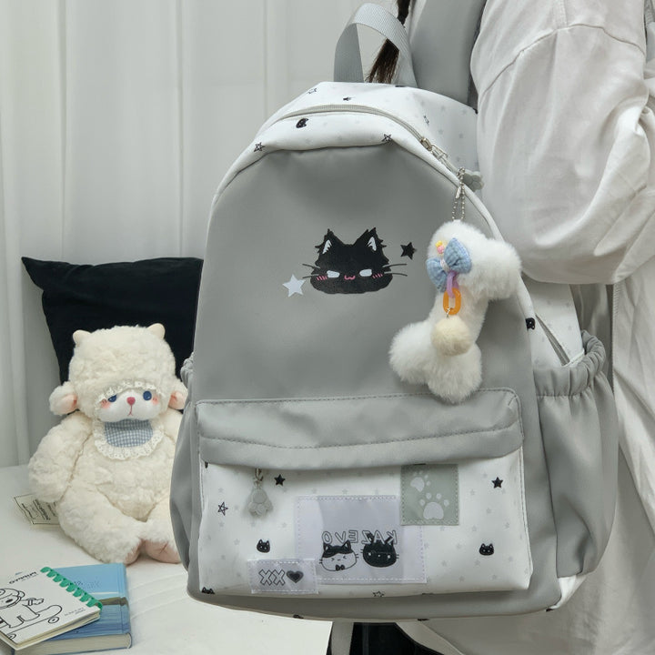 Cute Cat-Themed Backpack Kalsten