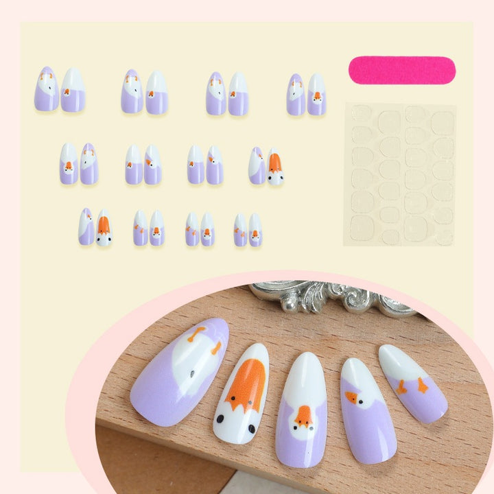 Artificial fingernails with animal design Kalsten