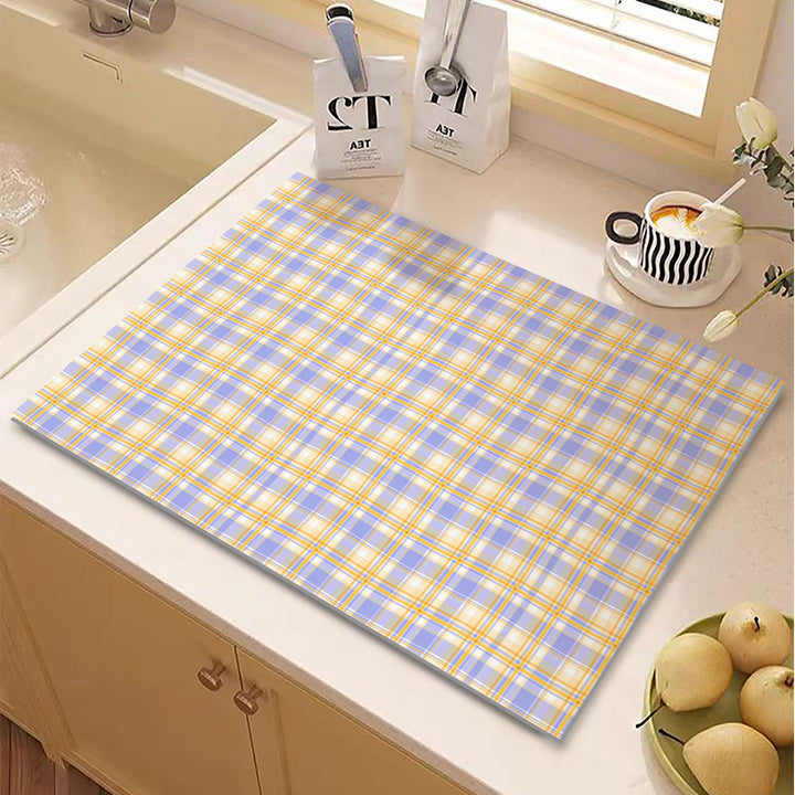 Checkered Kitchen Mat Kalsten