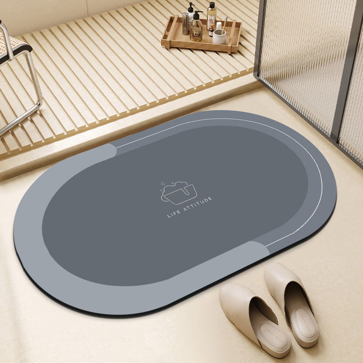Textured Non-Slip Bath Mat Kalsten