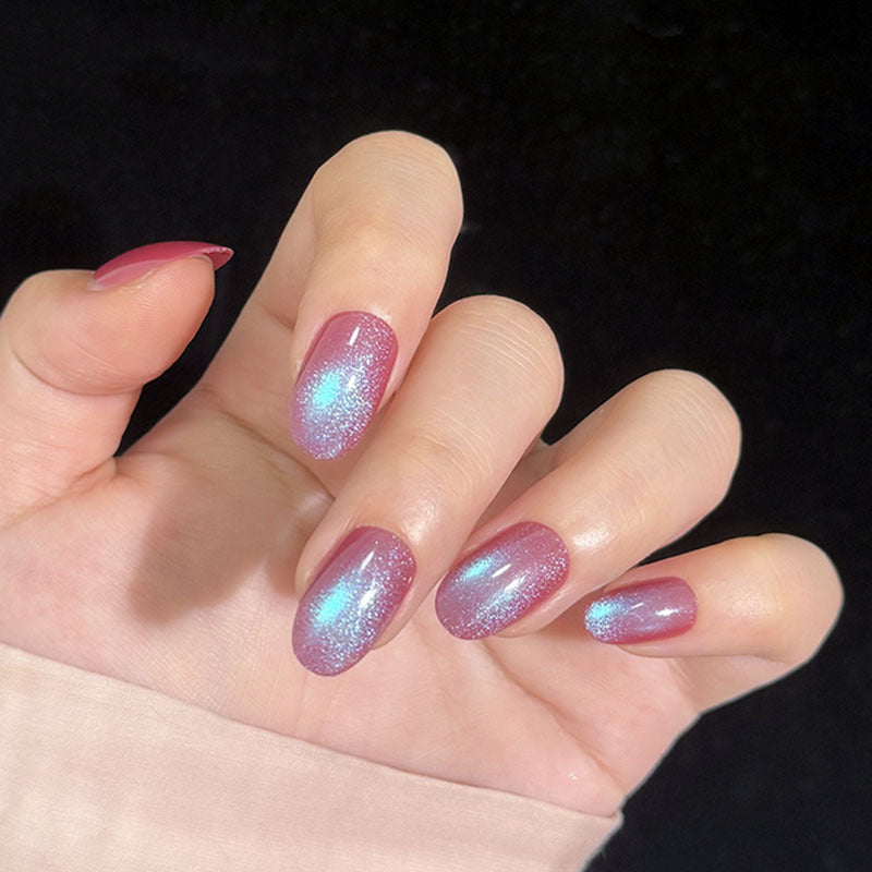 Sparkling Ombre Press-On Nails