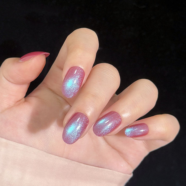 Sparkling Ombre Press-On Nails