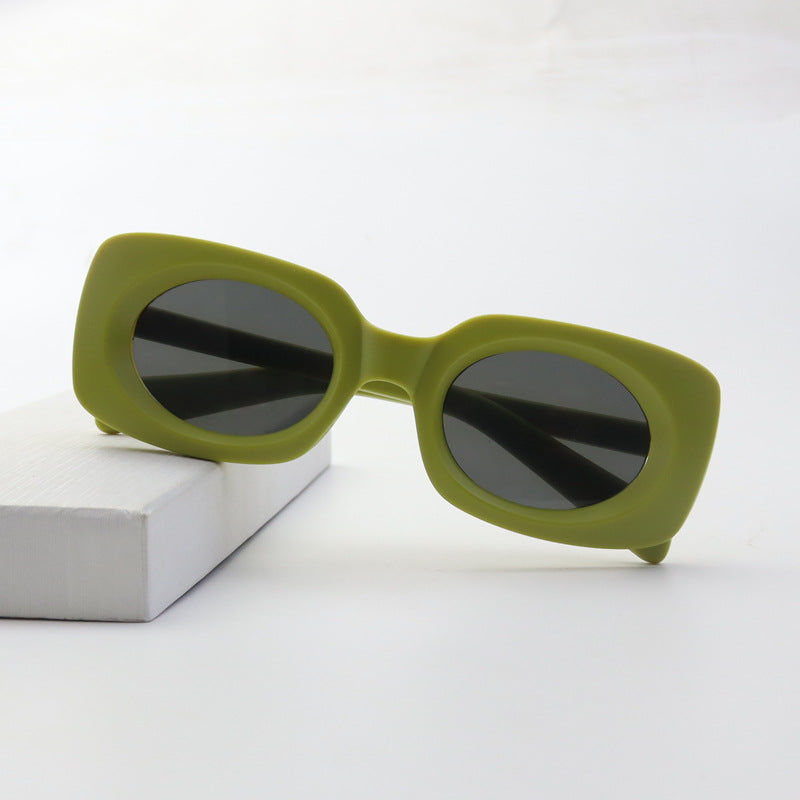 Contemporary Matte Square Sunglasses Kalsten