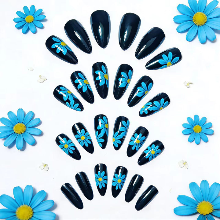Artistic Floral Design Nail Art Kalsten