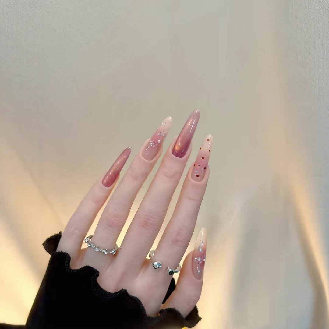 Ombre Stiletto Nail Art Extensions