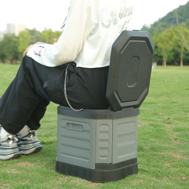 Portable camping composting toilet with detachable waste container Kalsten