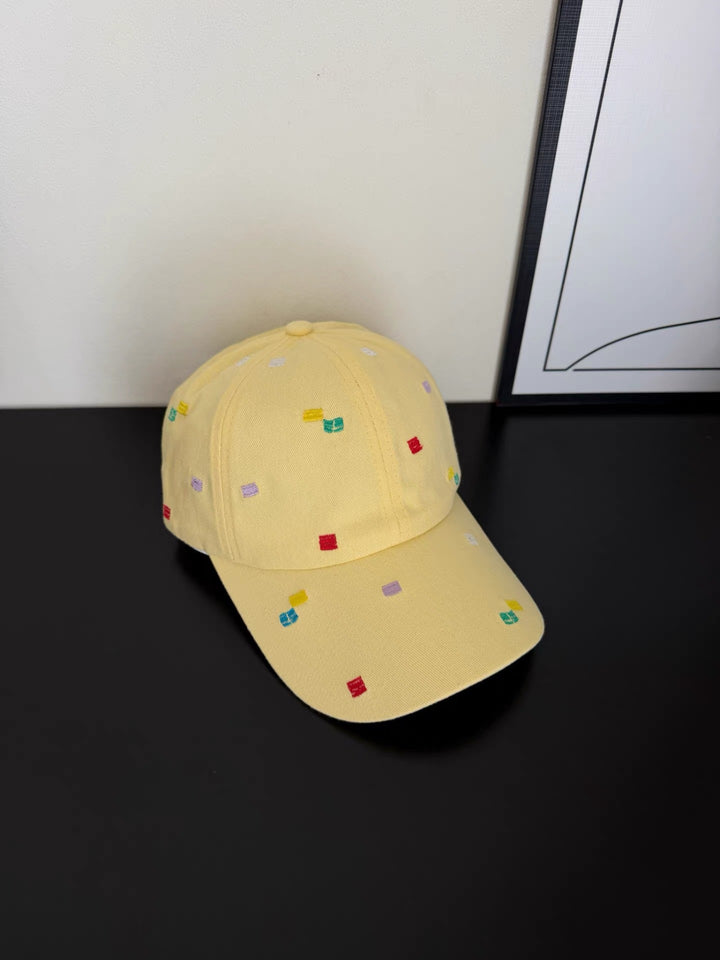 Playful Patterned Baseball Cap