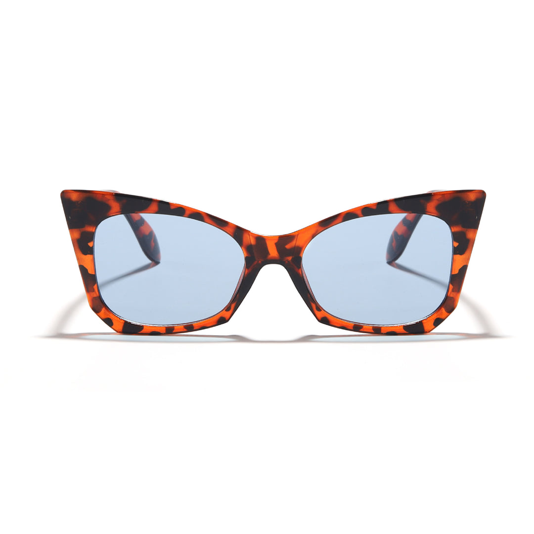 Women's sunglasses in trendy cat-eye design with striking leopard pattern Kalsten