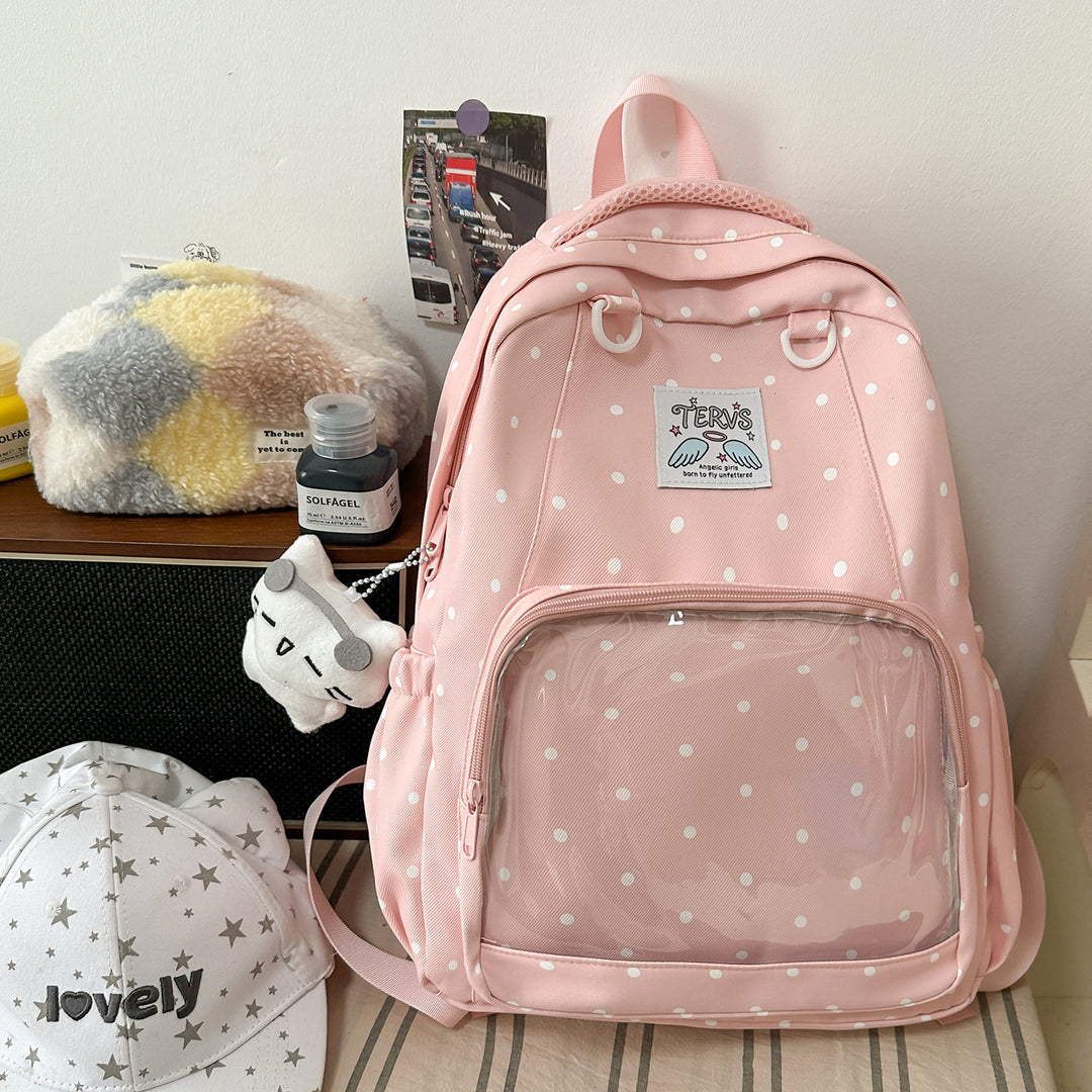 Cute Polka Dot Backpack Kalsten 1791205345