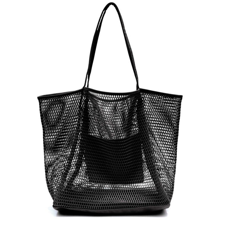 Beach bag in airy mesh design Kalsten