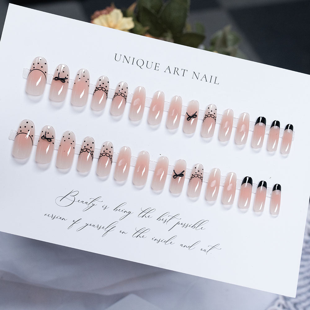 Creative Bow Design Nail Art