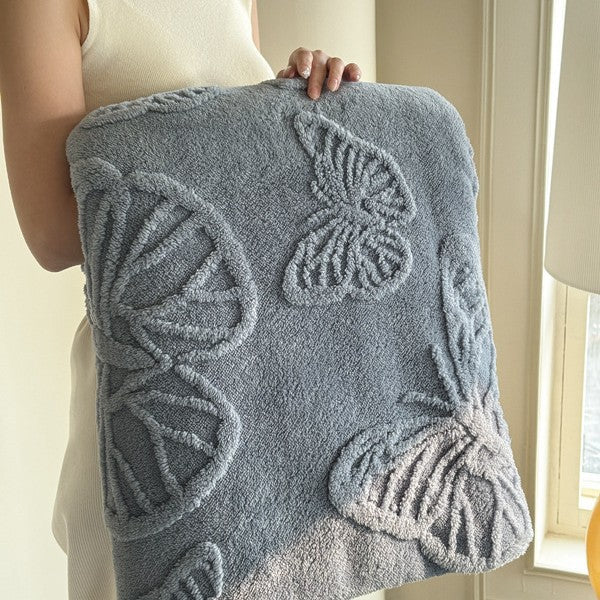 Women's Decorative Butterfly Pattern Throw Blanket