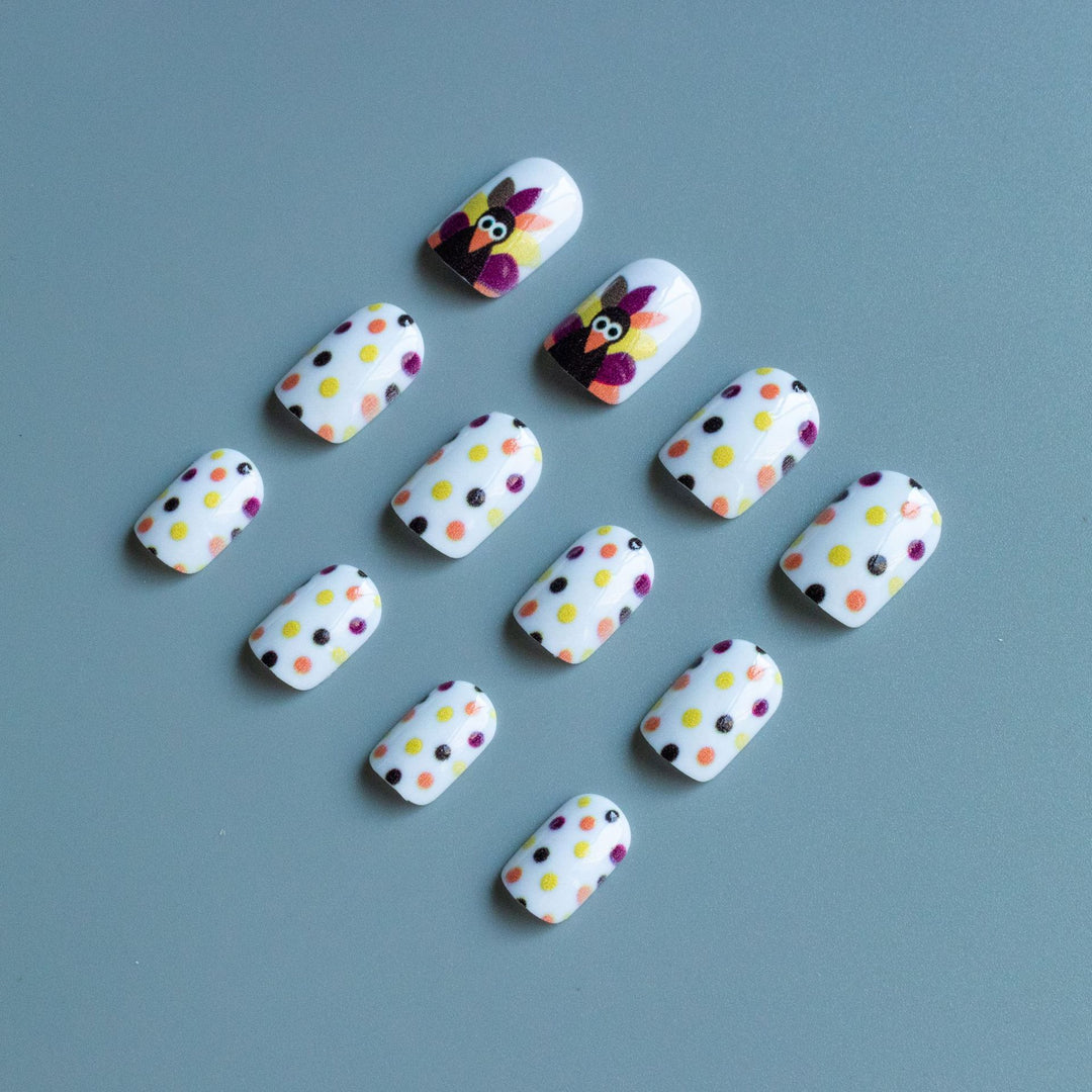 Festive Thanksgiving Themed Nail Art Kit