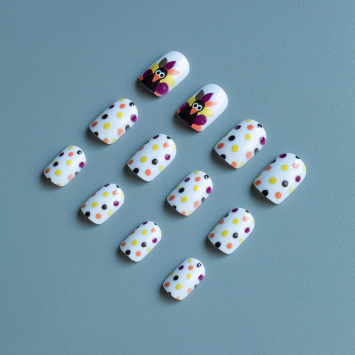 Festive Thanksgiving Themed Nail Art Kit