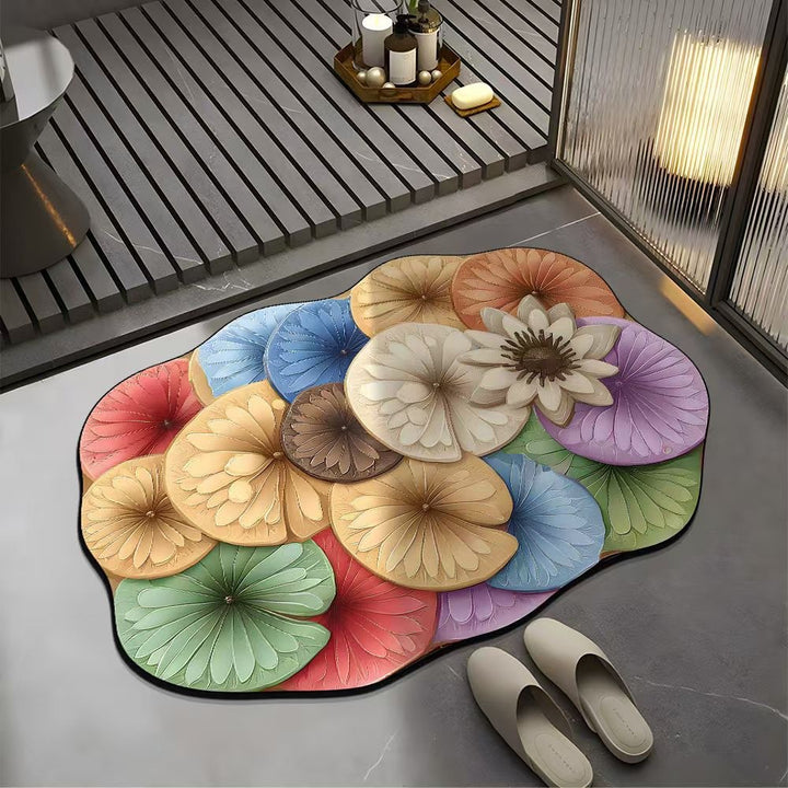 Floral Design Area Mat Kalsten