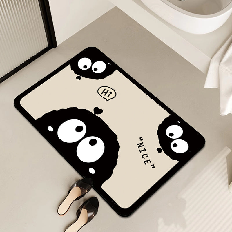 Decorative Bathroom Mat Kalsten