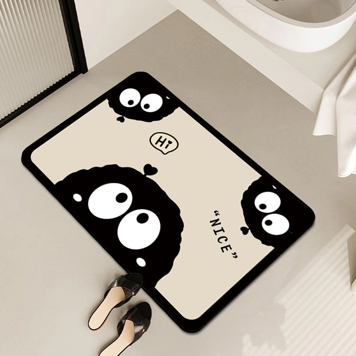 Decorative Bathroom Mat Kalsten