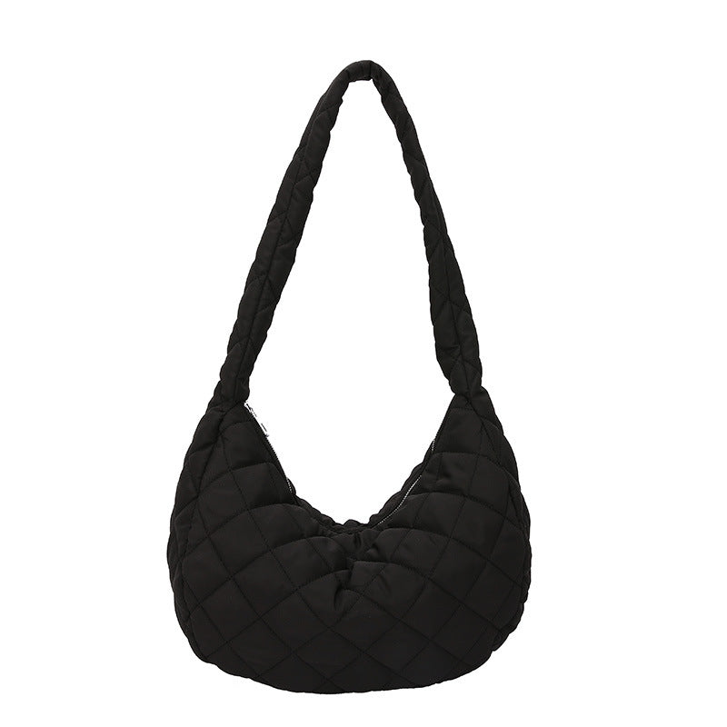 Quilted Hobo Shoulder Bag