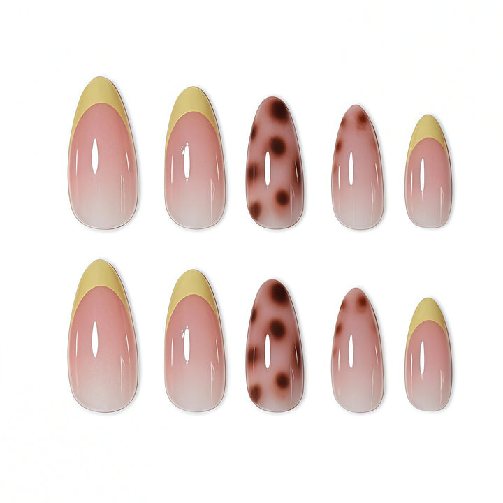Elegant Gradient Press-On Nail Art Kalsten
