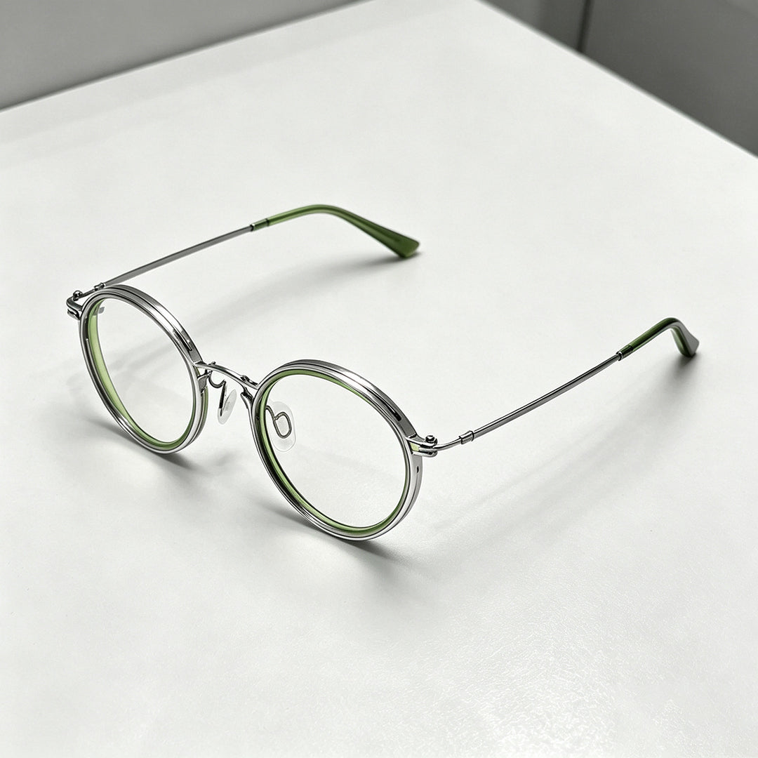 Fashionable Round Frame Glasses Kalsten
