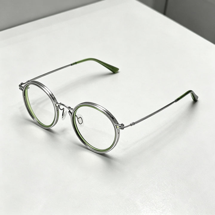 Fashionable Round Frame Glasses Kalsten