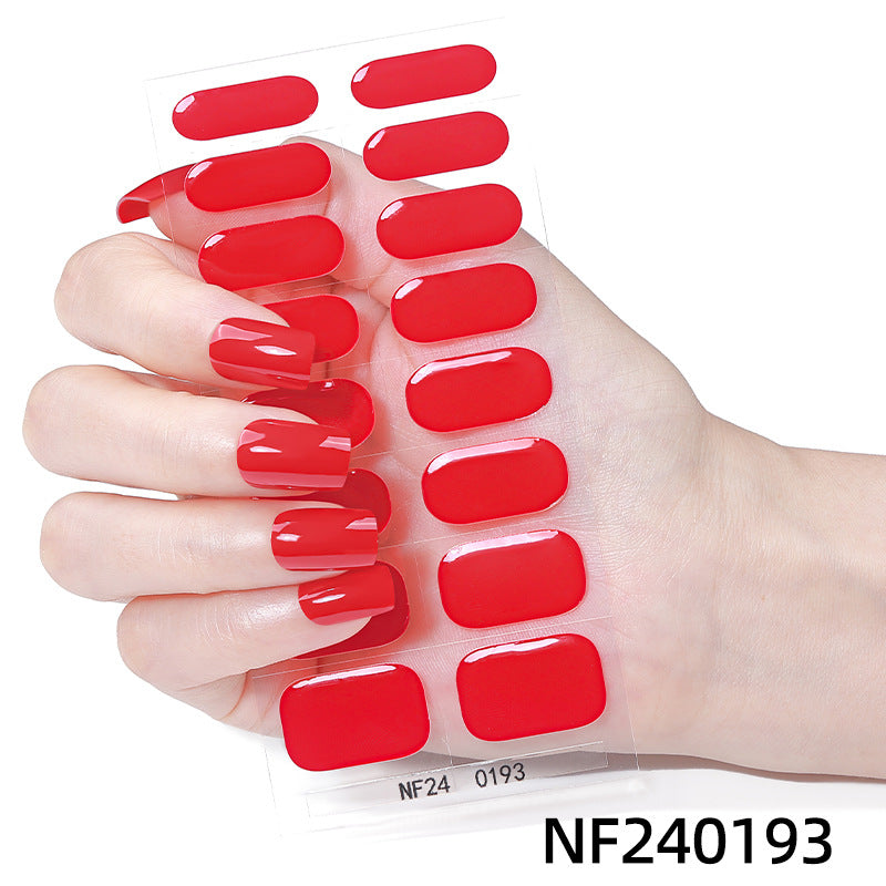 Glossy Finish Gel Nail Wraps