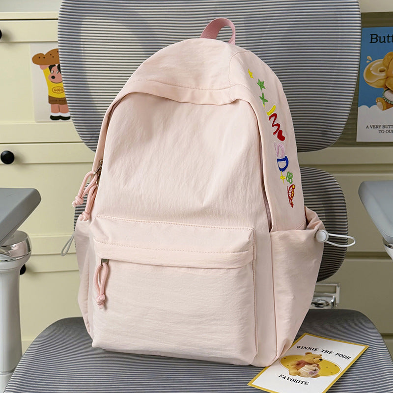 Decorative Character-Embellished Casual Backpack Kalsten