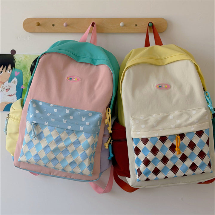 Cute Cartoon-Themed Multi-Pocket Backpack Kalsten