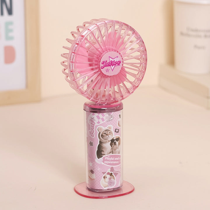 Ladies portable cooling fan with playful animal design Kalsten