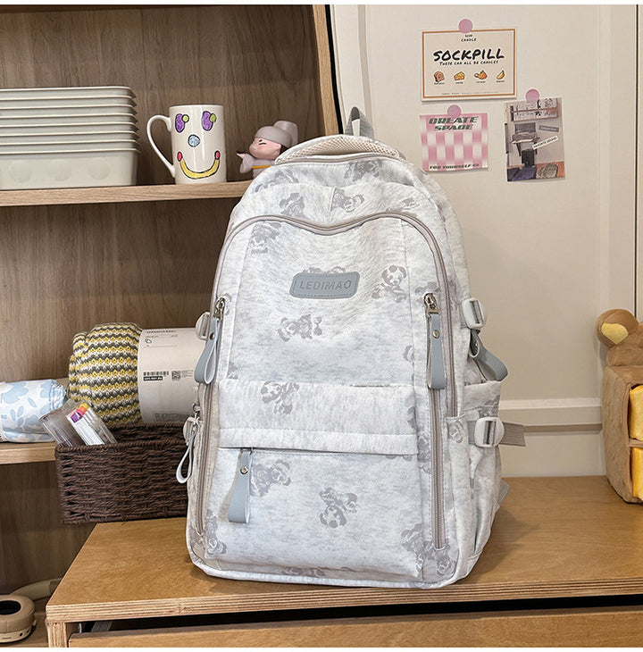 Casual Multi-Compartment School Backpack Kalsten