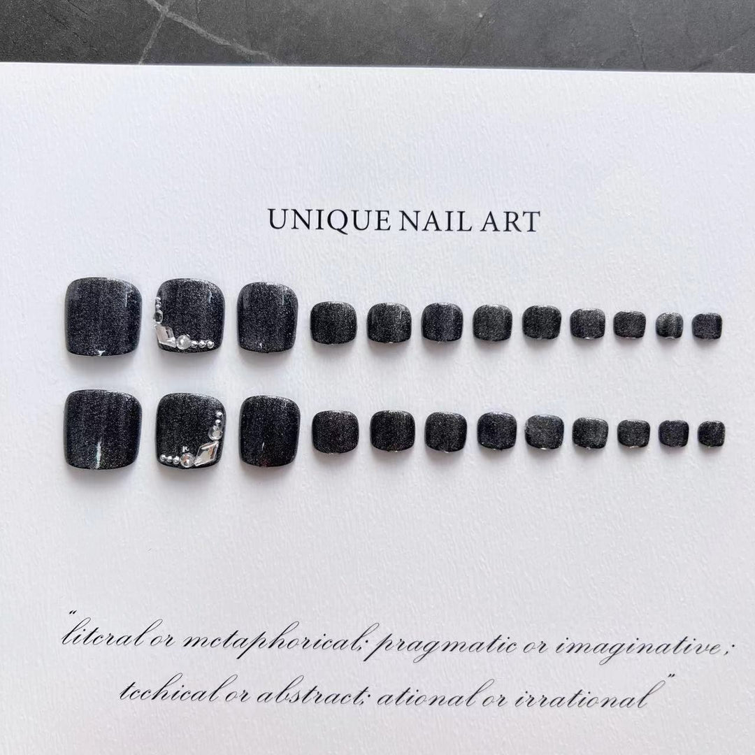 Elegant Press-On Toe Nails