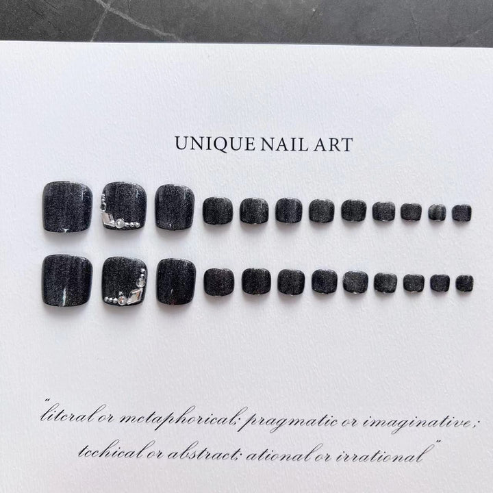 Elegant Press-On Toe Nails