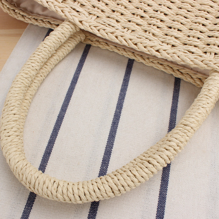 Basket bag with handcrafted weave Kalsten
