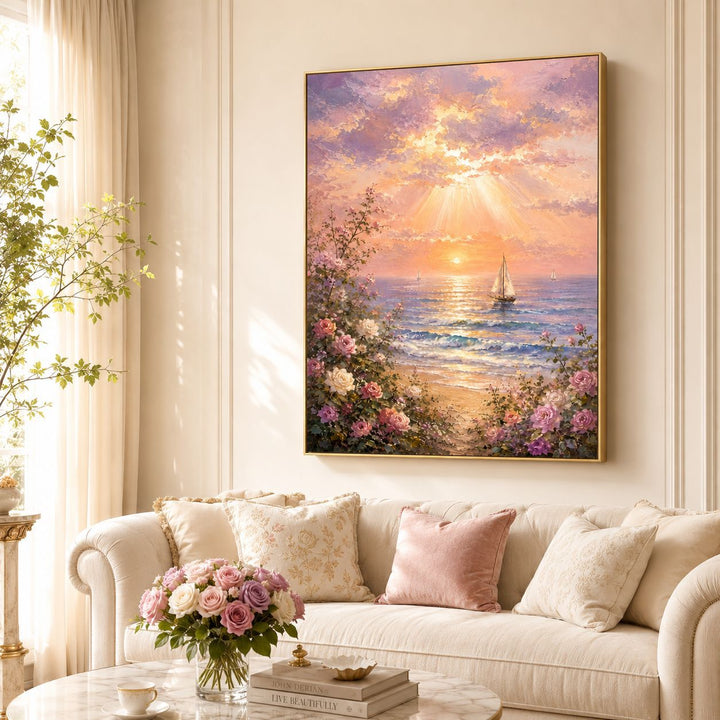 Coastal Sunset Canvas Artwork
