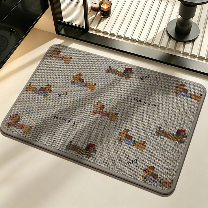 Funny Dog Character Doormat Kalsten