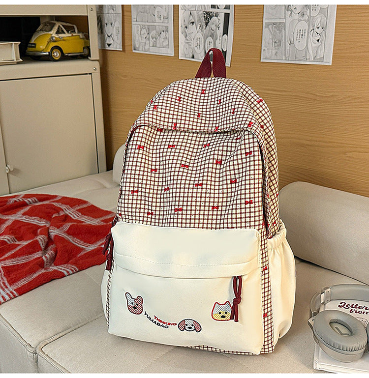Cute Bow-Embellished Backpack Kalsten