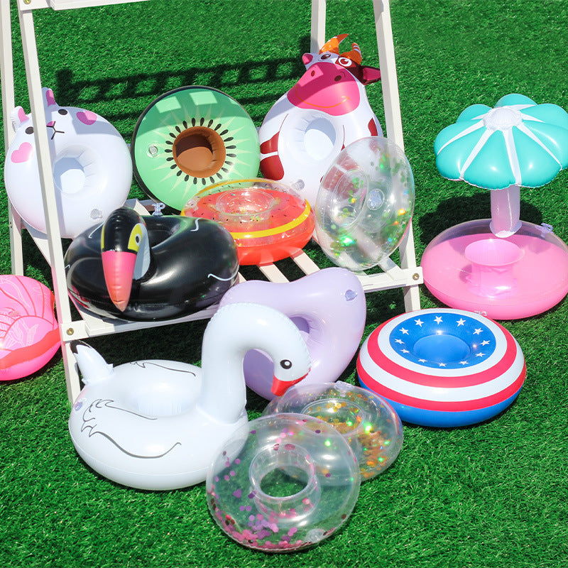 Ladies Inflatable Swimming Ring with Floral Design Kalsten