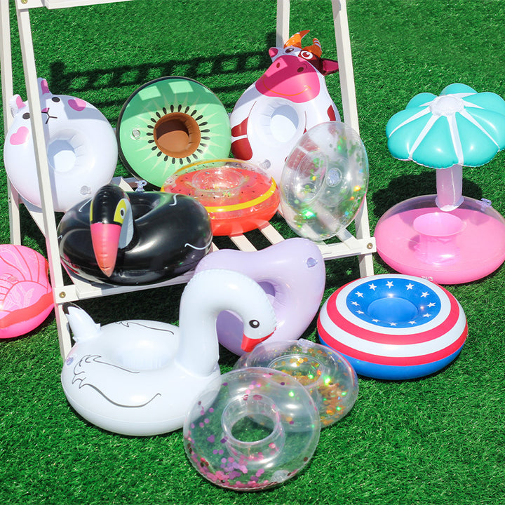 Ladies Inflatable Swimming Ring with Floral Design Kalsten