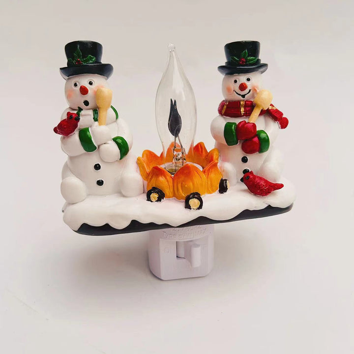 Winter-Themed Snowman Night Light Kalsten