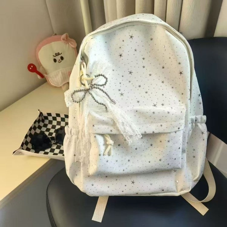 Star-Patterned Trendy Backpack Kalsten