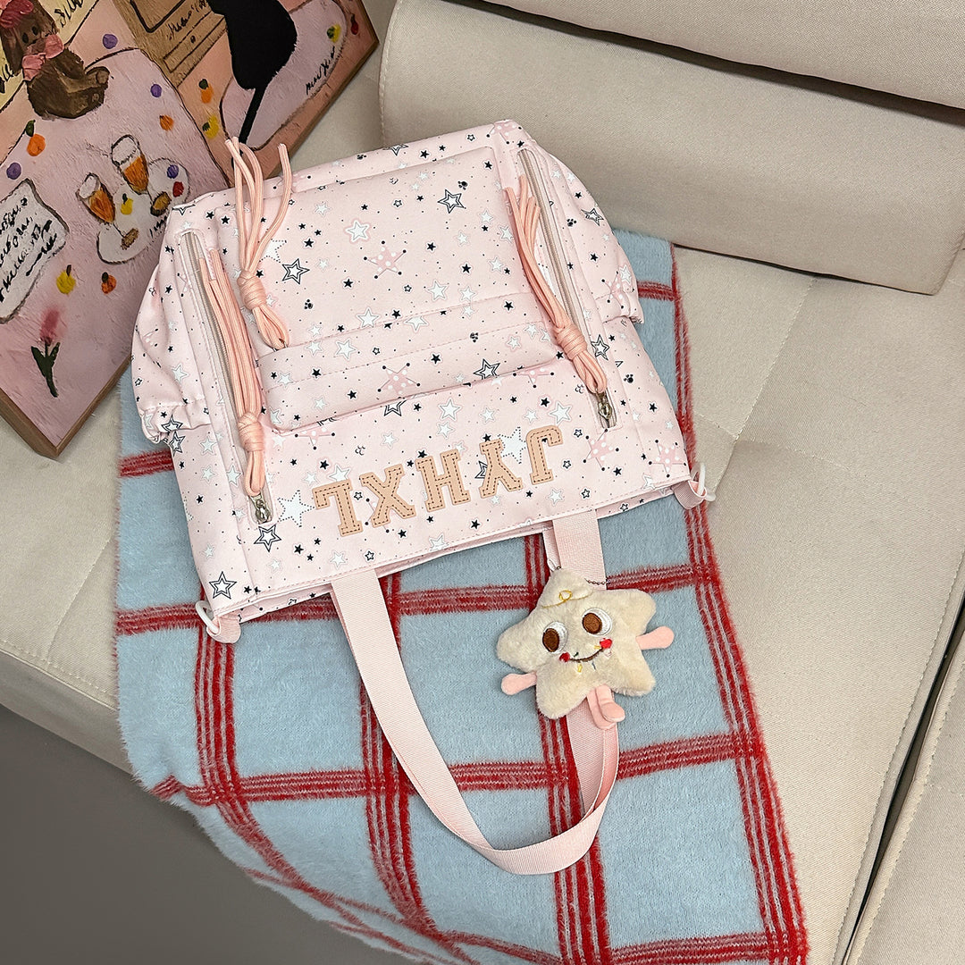 Stylish Star-Printed Backpack Kalsten 1791205378